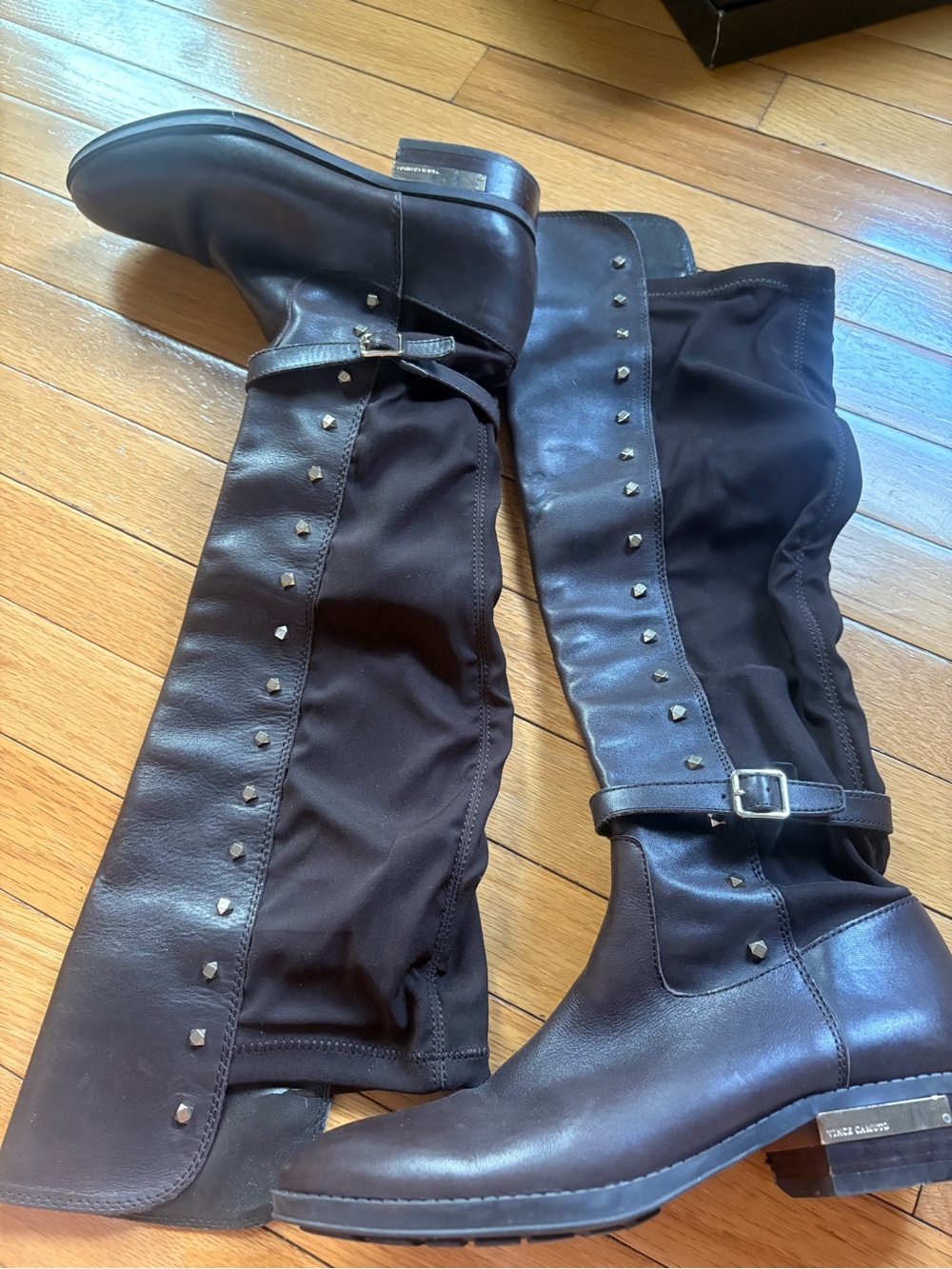 Vince Camuto Gold Studded Boots
